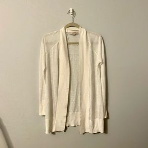 LOFT Cream Cardigan